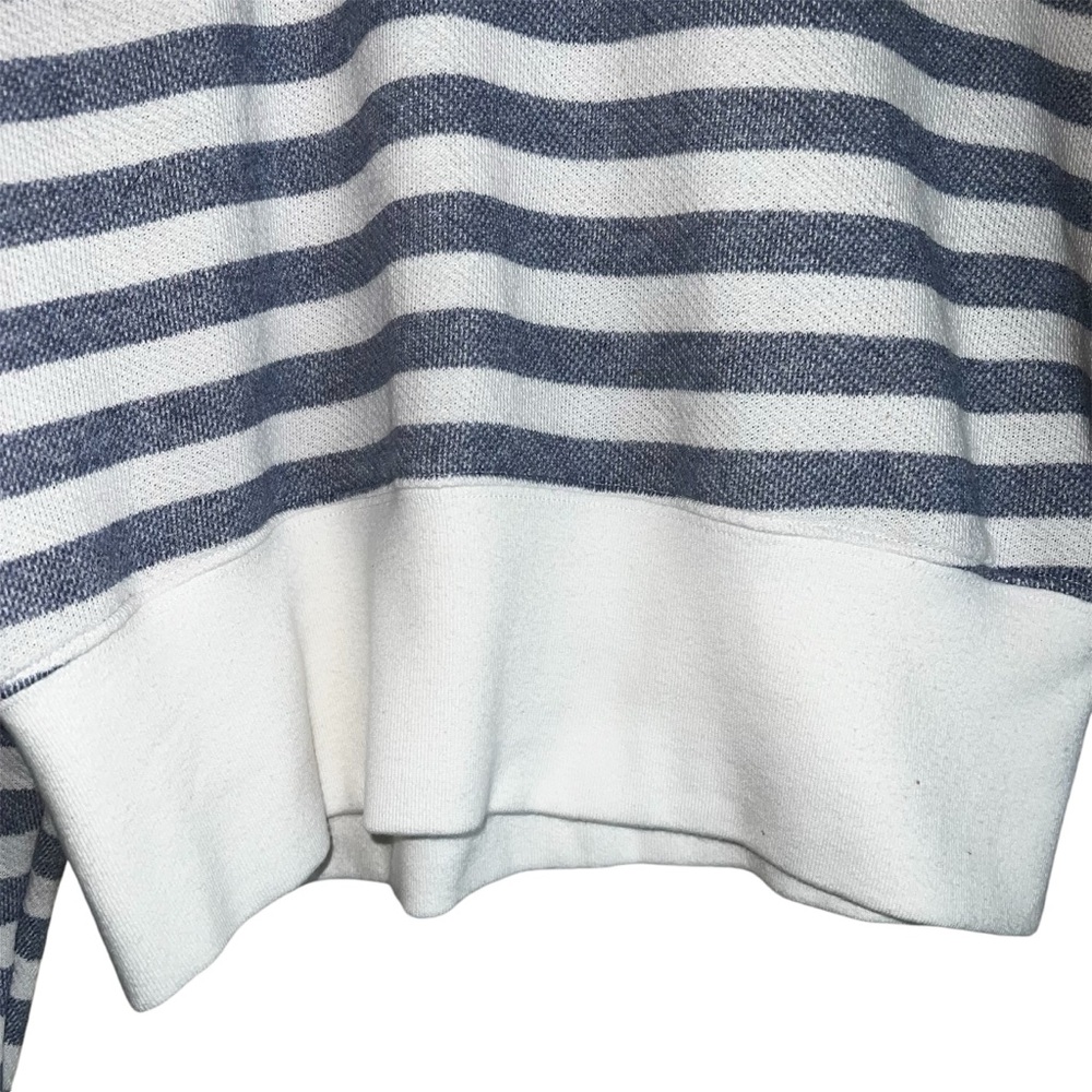 Frame Women’s Drop-Shoulder Striped Crew Neck Sweater Sz XS - Picture 5 of 14